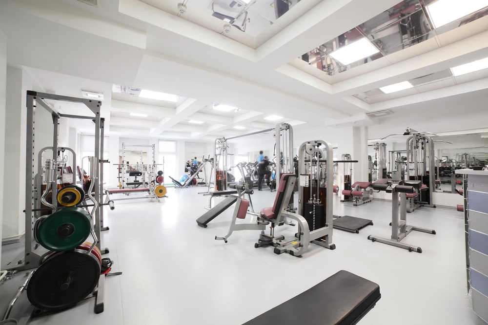modern gym fitout
