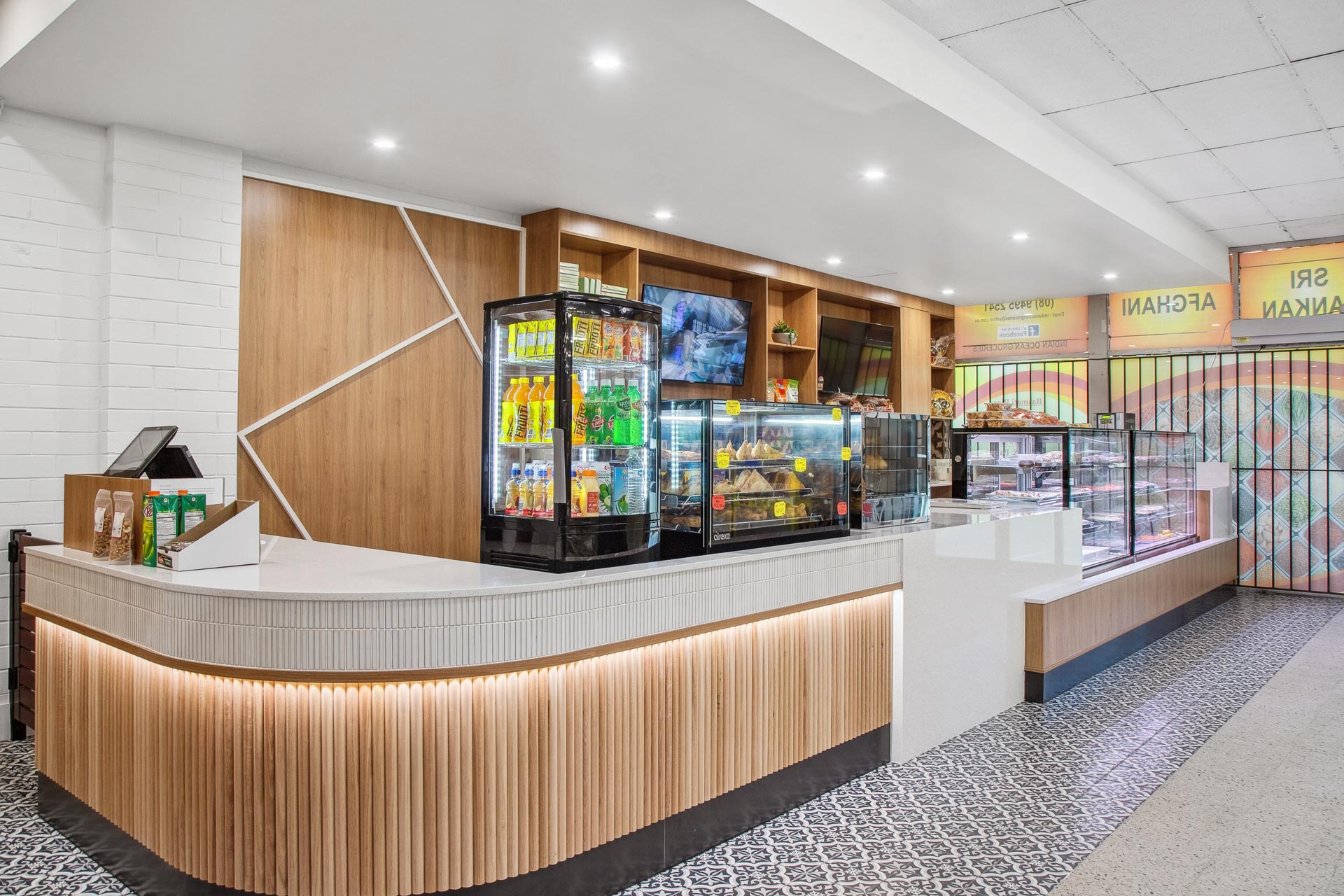 The till area of Indian Ocean Groceries in Kelmscott Perth.