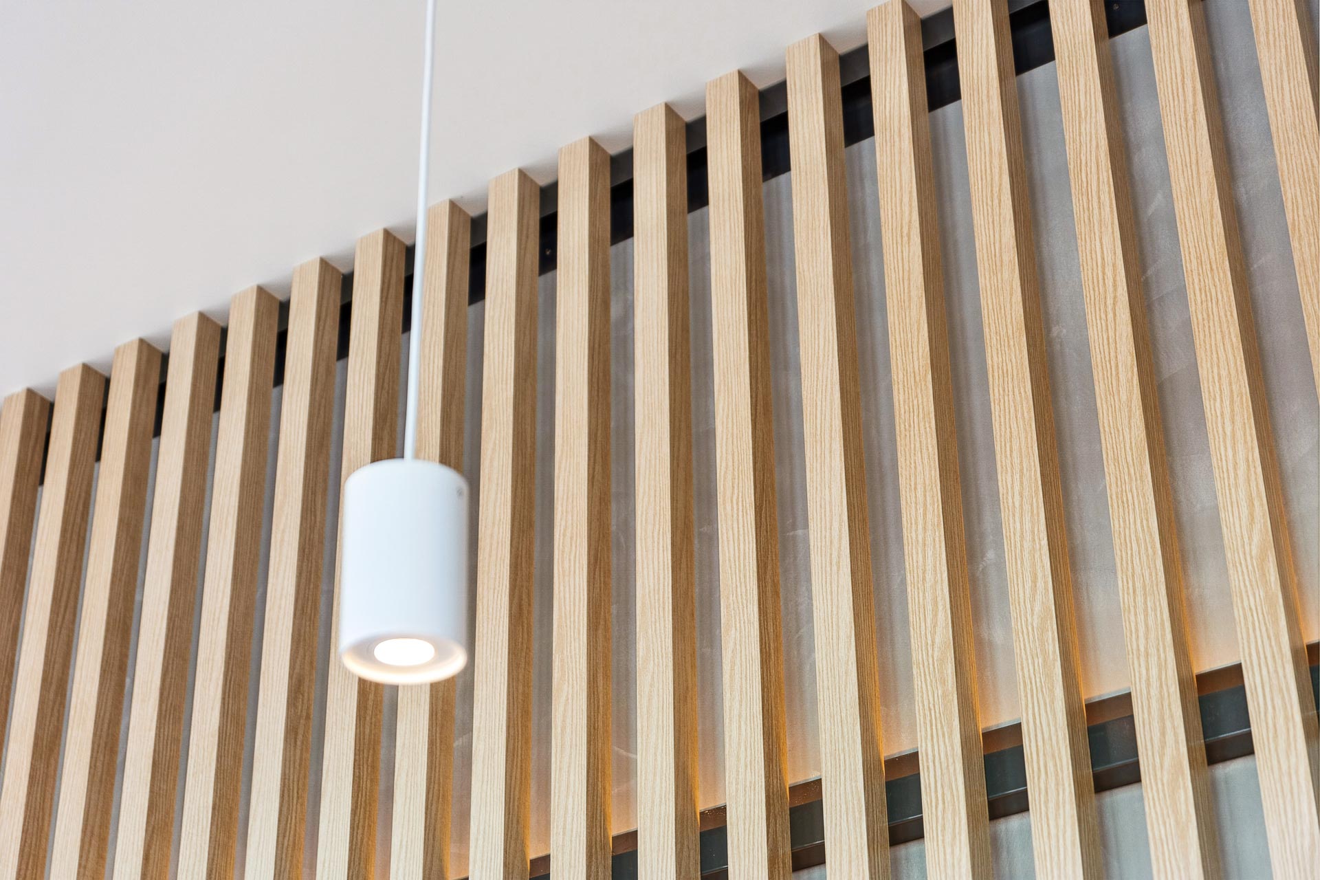 Wooden wall cladding