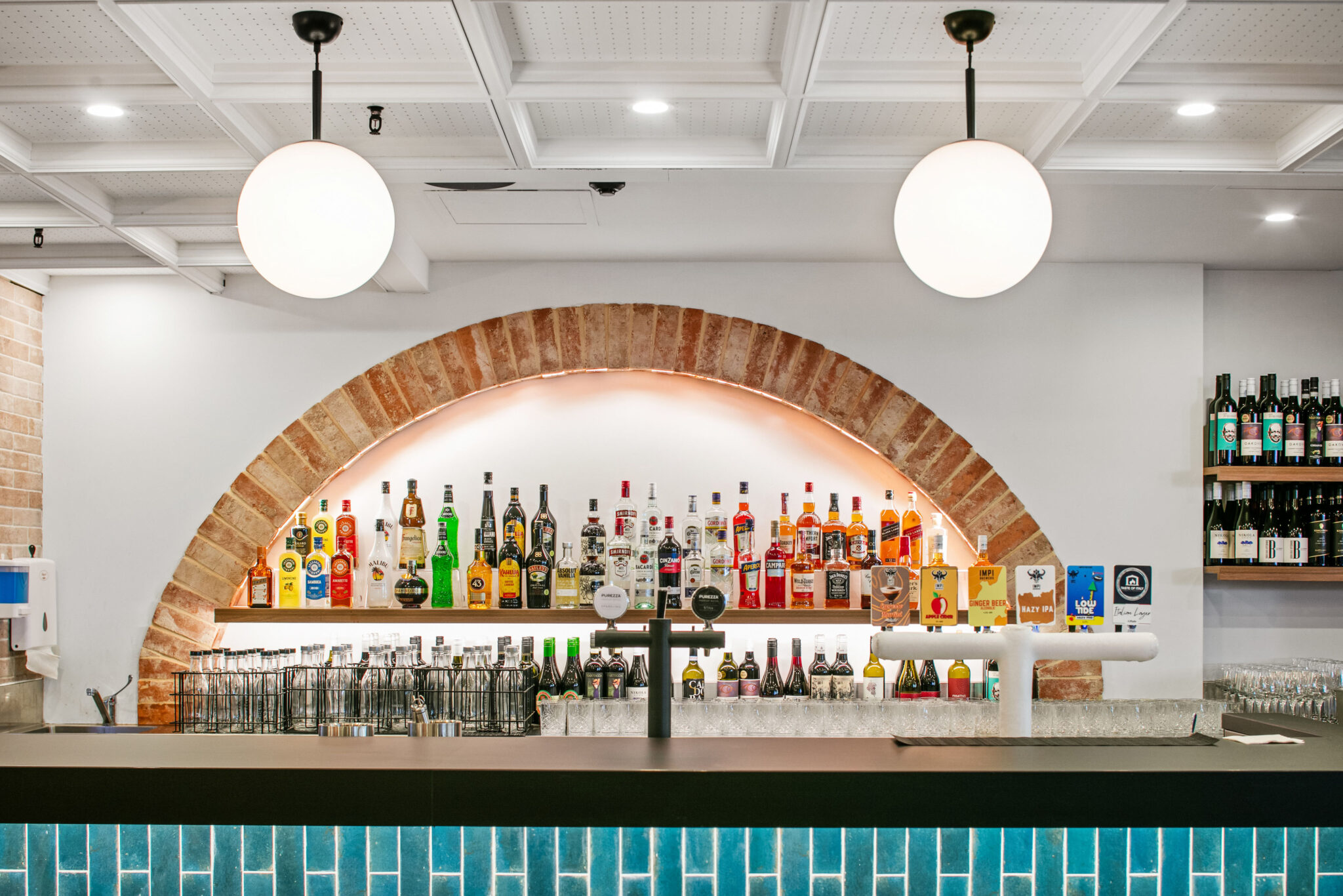 Taste of Italy restaurant fitout bar area